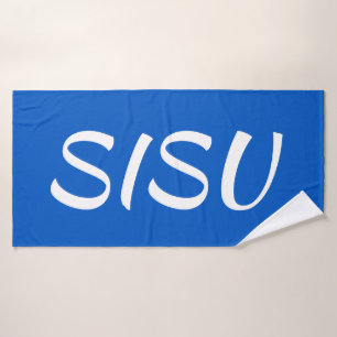 Serviette de bain finlandaise SISU (Bleu)