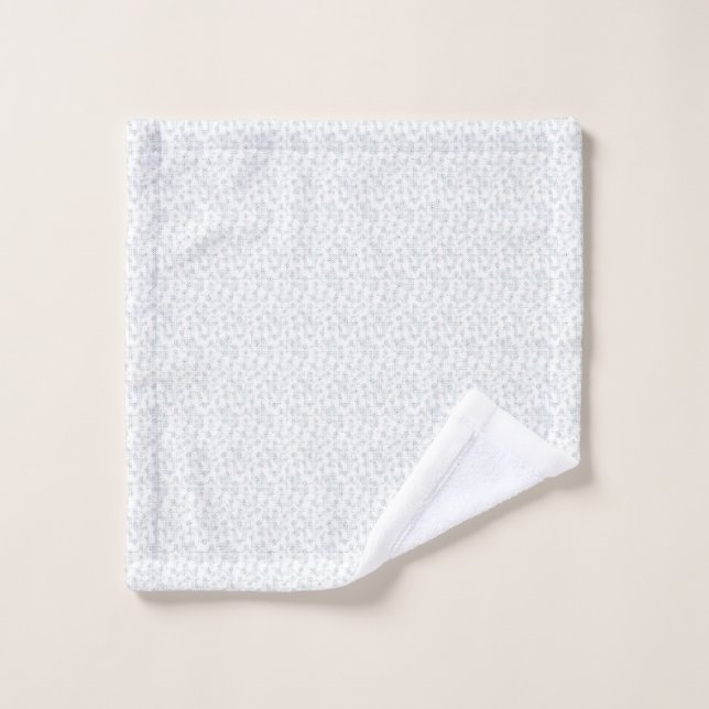 Serviette de bain grise motif cadeau spa serviette (Gant de toilette)