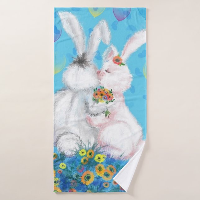 Serviette de bain lapin - Serrure (Serviette de bain)