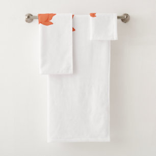 Serviette de bain Lotus - Blanc