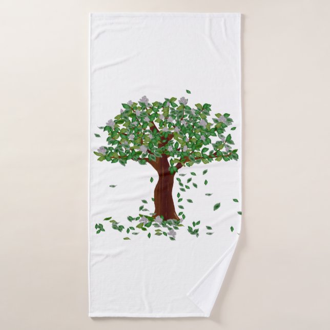 Serviette de bain Magnolia Tree (Serviette de bain)