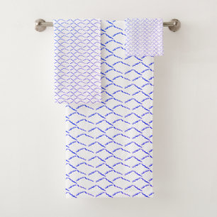 Serviette de bain Mermaid Purple Waves Beach