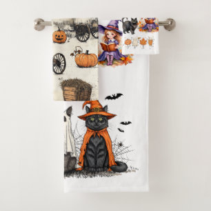 Serviette de bain mignonne d'Halloween, décoration