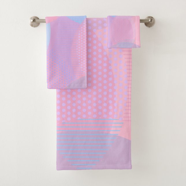 Serviette de bain Motif circulaire (En situation)