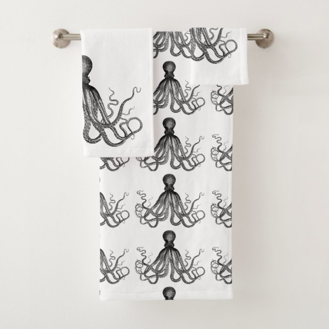 Serviette de bain Octopus (En situation)