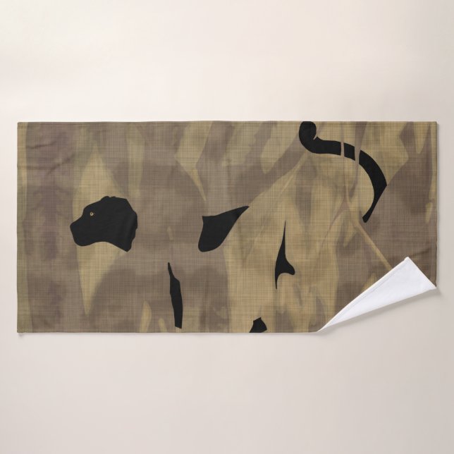 Serviette de bain Panther (Serviette de bain)