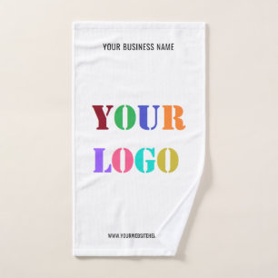 Serviette de bain personnalisée Définir votre logo