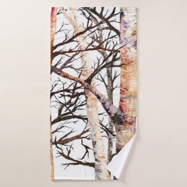 Serviette de bain pour bouleau Adams (Serviette de bain)