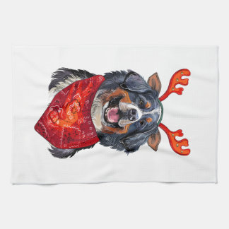 Serviette de bain pour chien de montagne bernois d
