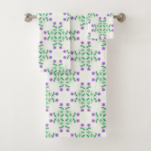 serviette de bain pourpre