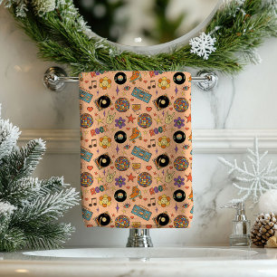 Serviette de bain psychédélique éclaboussure de co