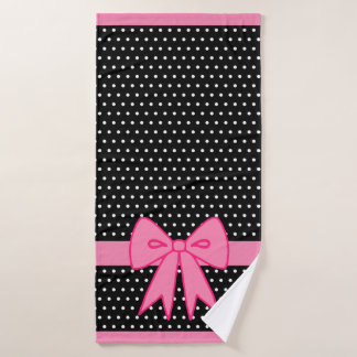 Serviette De Bain Rose Bow