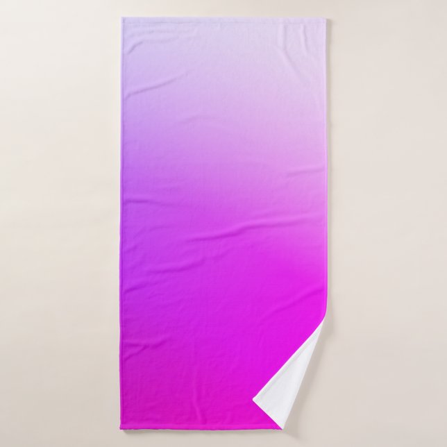 Serviette de bain rose chaud (Serviette de bain)