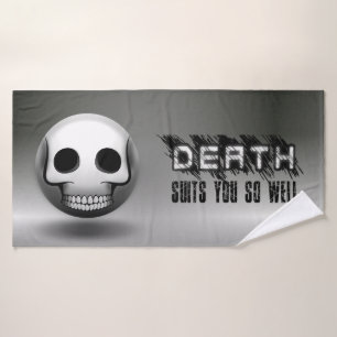 Serviette de bain Skullmoji