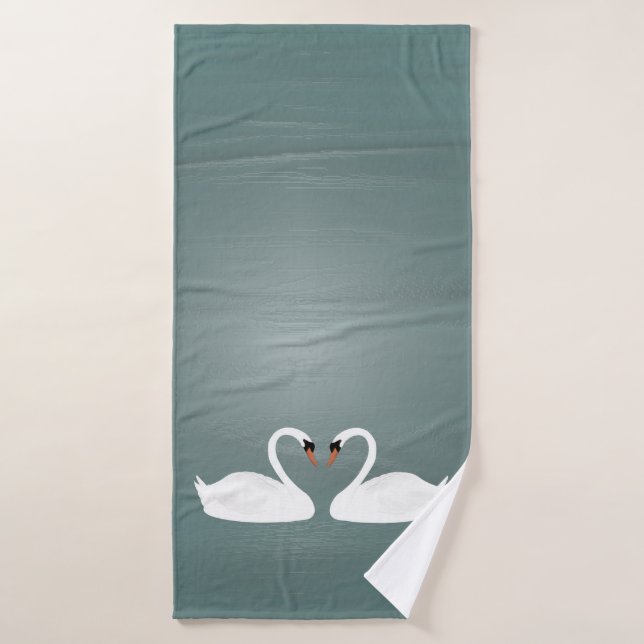 Serviette de bain Swans (Serviette de bain)