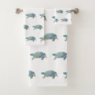 Serviette de bain Turtle Coastal Beach
