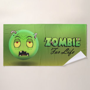 Serviette de bain Zombiemoji