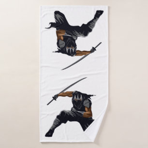 Serviette de bains Ninja