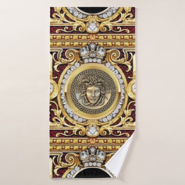 Serviette de baroque Medusa / Invité  (Serviette de bain)