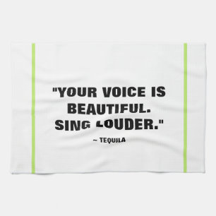 Serviette de barre - tequila