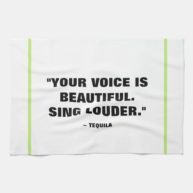 Serviette de barre - tequila (Horizontal)