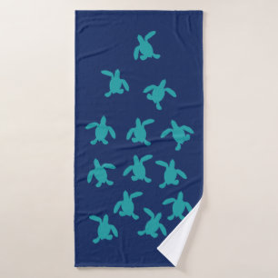 Serviette de Bath de Hatchlings de tortue de mer