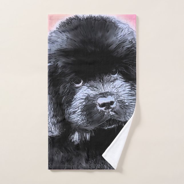 Serviette de bave de chiot d'ours de Notta (Serviette à main)