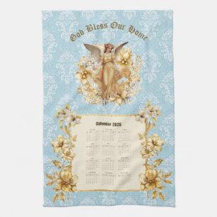 Serviette de calendrier 2026 Bel Ange Gardien 