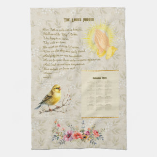Serviette de calendrier 2026 La prière du Seigneur