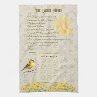 Serviette de calendrier 2027 La prière du Seigneur