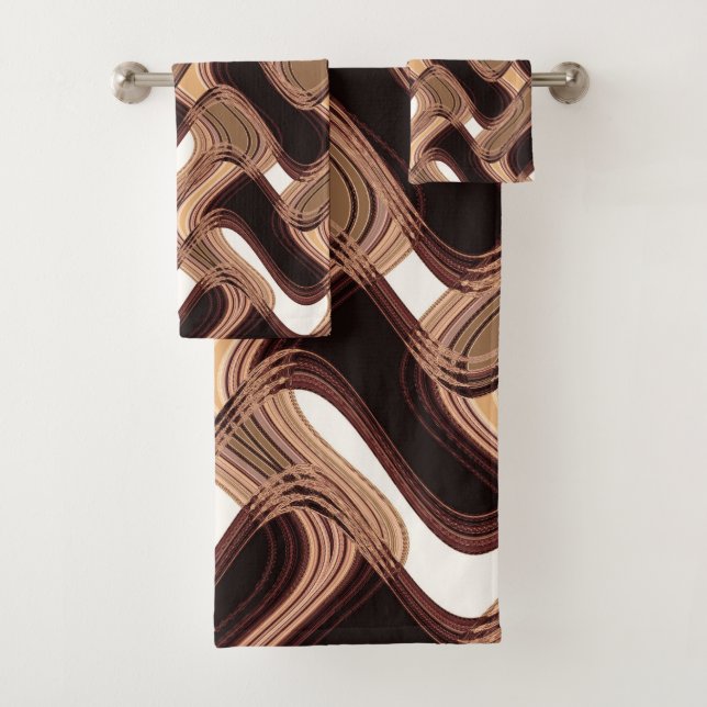 Serviette de caramel et de caramel réglée par (En situation)