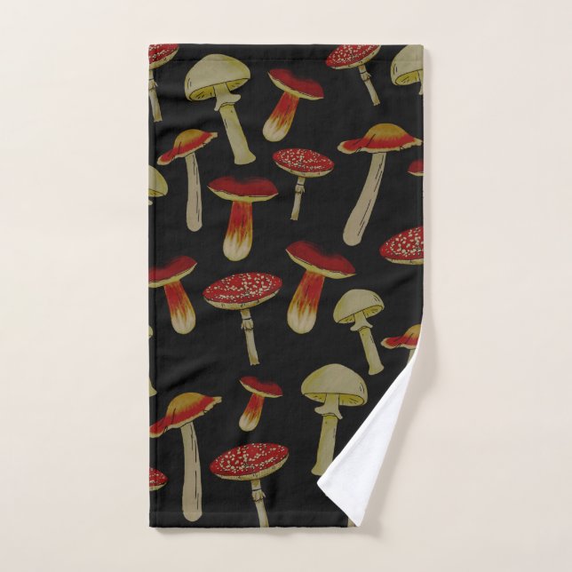 Serviette de champignons de cuisine (Serviette à main)