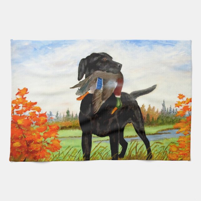 Serviette de chasse aux chiens (Horizontal)