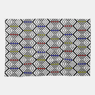 Serviette de couleurs primaires