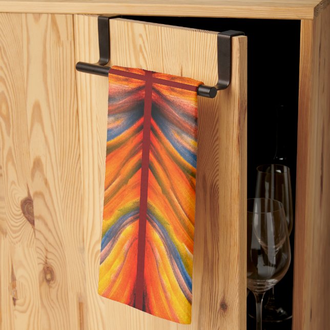 Serviette de cuisine (Pliage en tiers)
