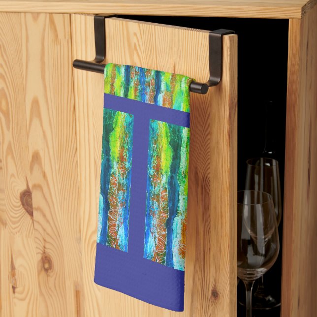 Serviette de cuisine (Pliage en tiers)