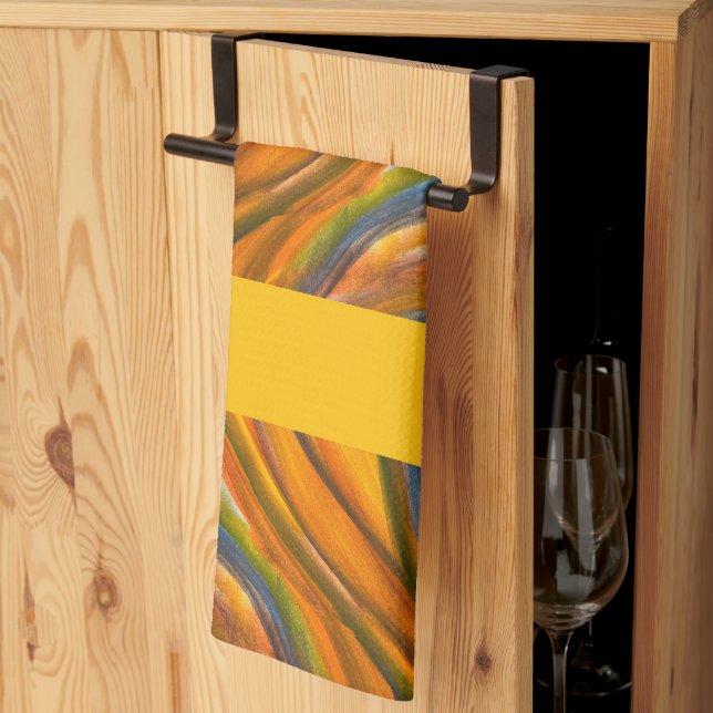 serviette de cuisine (Pliage en tiers)