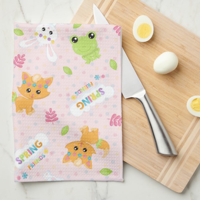 Serviette de cuisine 16 po x 24 po (Quart Plié)