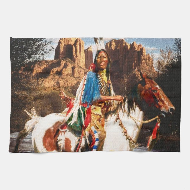 Serviette de cuisine 1A indienne (Horizontal)