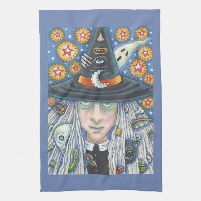 SERVIETTE DE CUISINE À COUVERTURE HALLOWEEN déplai (Vertical)