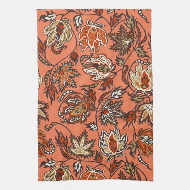 Serviette de cuisine à fleurs tropicales Protea Ba (Vertical)
