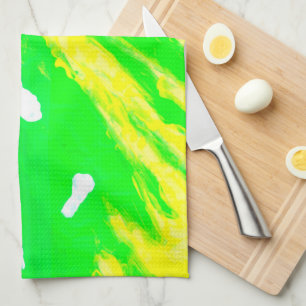 Serviette de cuisine à l'ambiance joyeuse