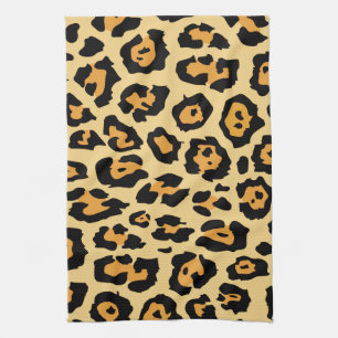 serviette de cuisine à motif jaguar