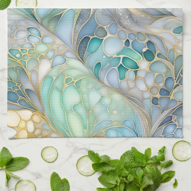 Serviette de cuisine Abstraite colorée (Créateur téléchargé)