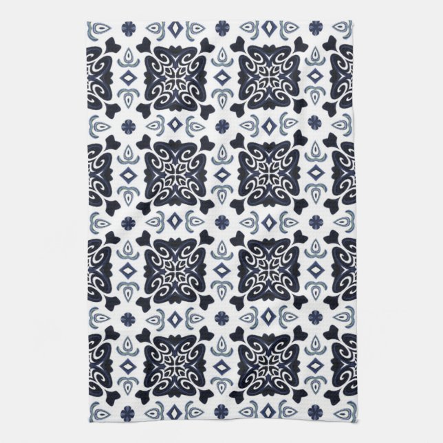 Serviette de cuisine Abstraite en porcelaine (Vertical)