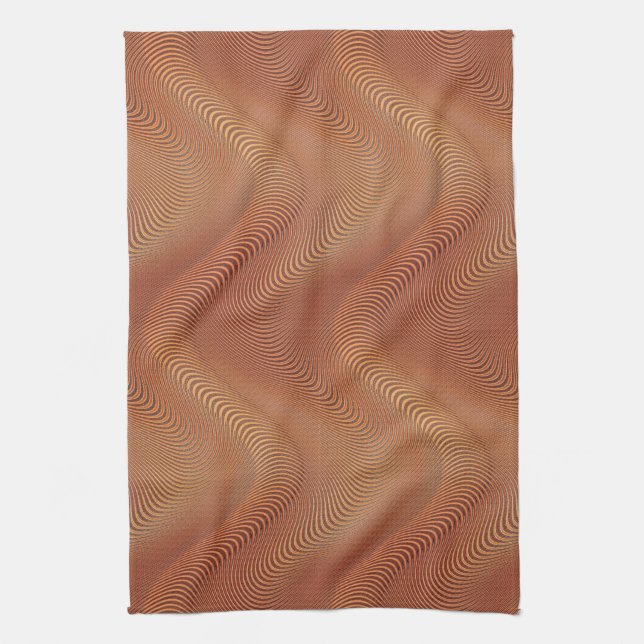 Serviette de cuisine Abstraite Waves (Vertical)