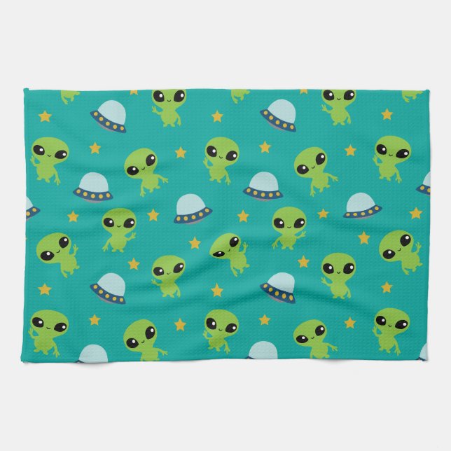 Serviette de cuisine Alien (Horizontal)