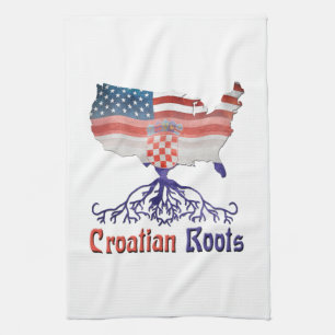 Serviette de cuisine américaine Croate Roots