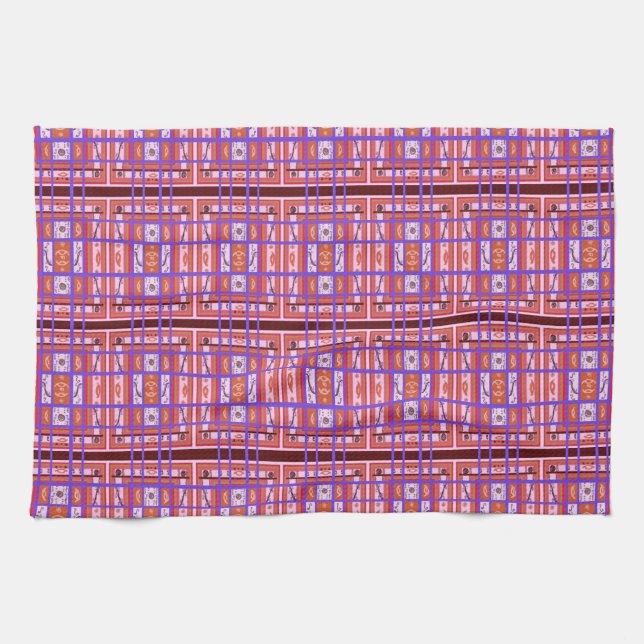 Serviette de cuisine américaine MoJo à carreaux (Horizontal)
