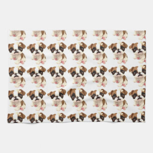 Serviette de cuisine anglaise de bouledogue